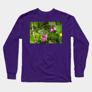 Red Campion after rain Long Sleeve T-Shirt